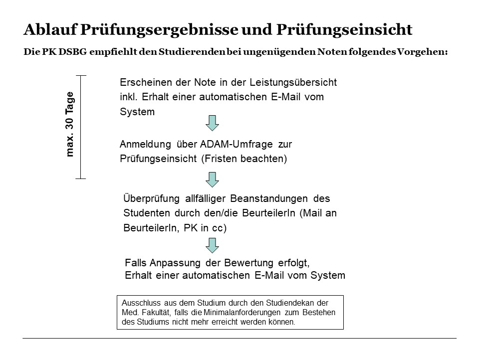 Ablauf Einsicht